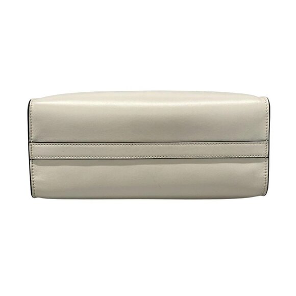 Auth PRADA - 1BG382 White Soft Calf Leather Tote Bag - Picture 5 of 16